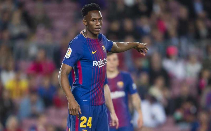 Yerry Mina Twitter @forca_fcb
