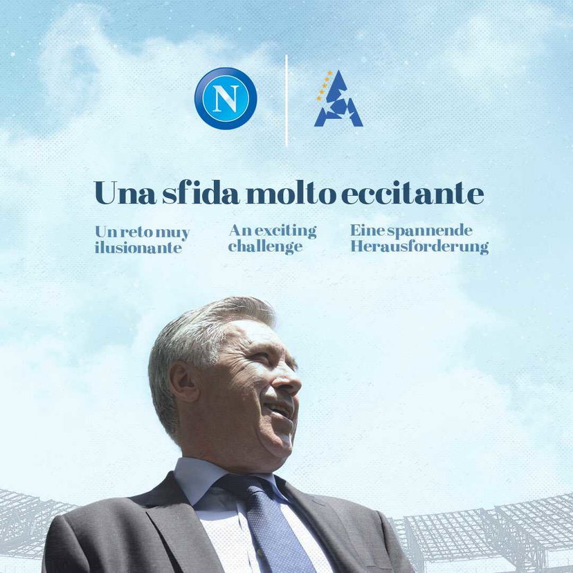 Ancelotti, ecco il primo tweet da allenatore del Napoli: “Una sfida molto eccitante, grazie della fiducia” preview