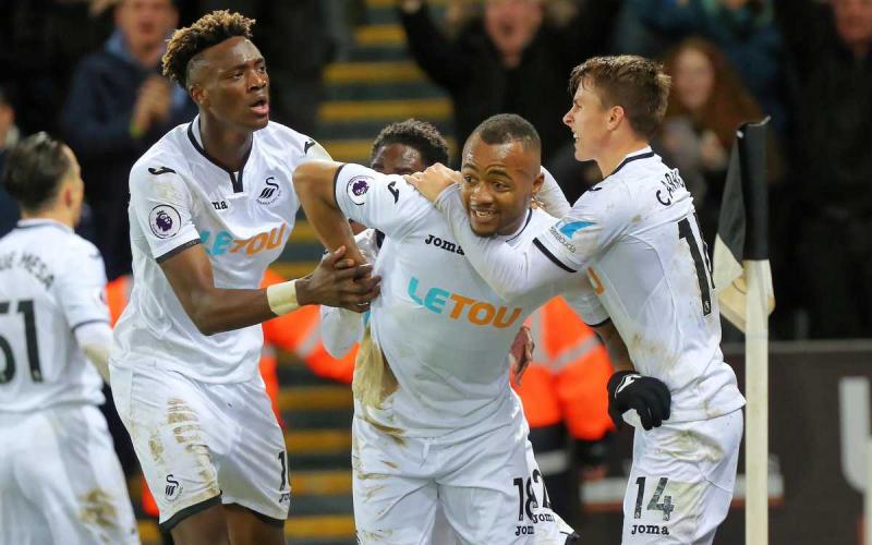 jordan ayew twitter swansea