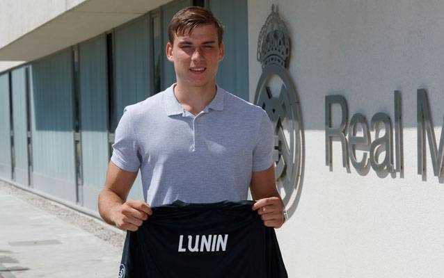 Andriy Lunin annuncio Foto sito Real
