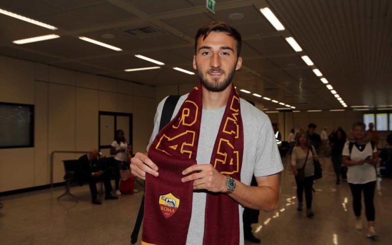 Cristante arrivo Roma Twitter