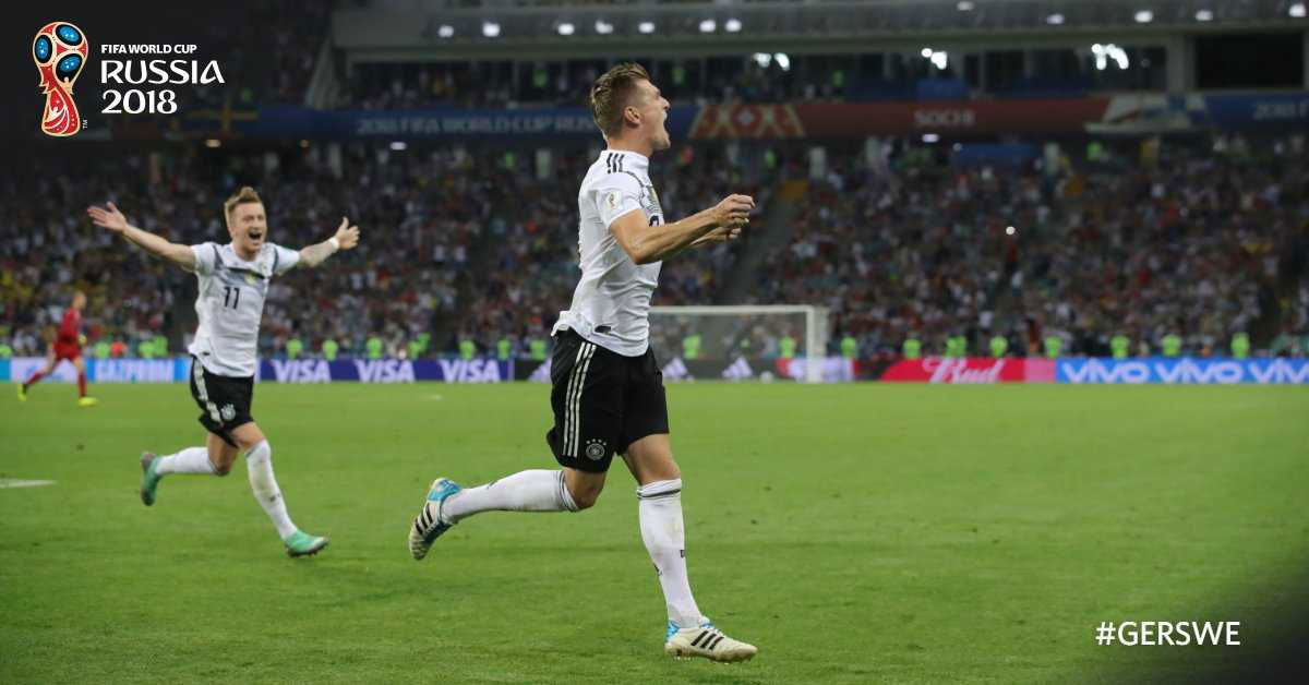 Mondiali: capolavoro di Kroos, la Germania ribalta la Svezia all’ultimo respiro article-post