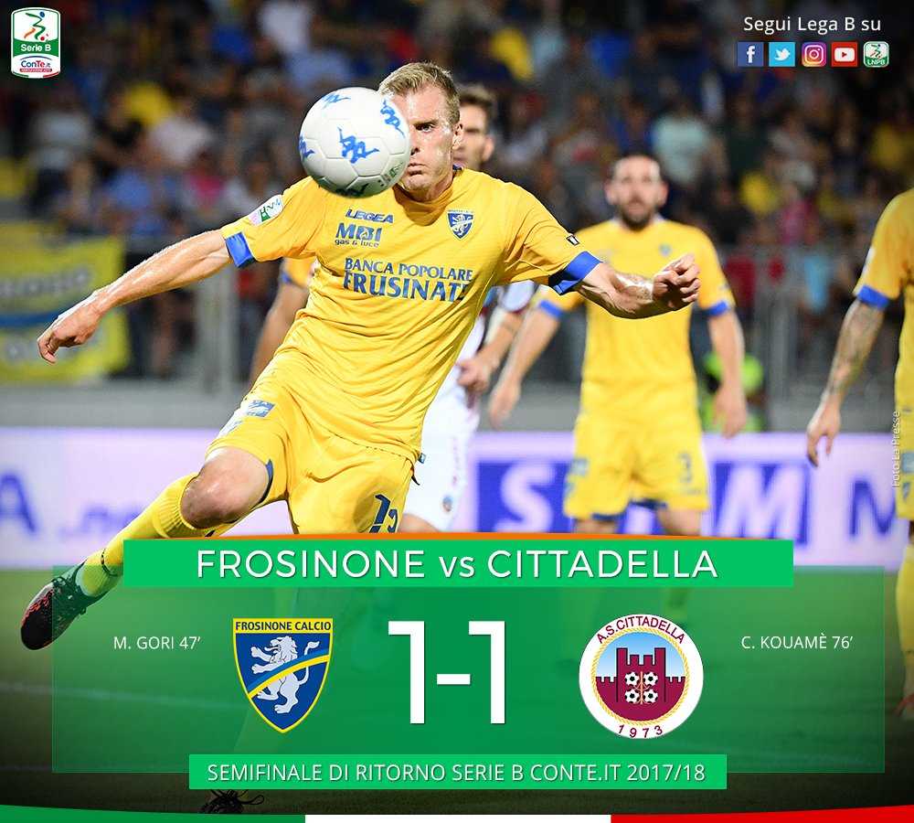Il Frosinone raggiunge il Palermo in finale playoff. Col Cittadella è ancora 1-1 article-post