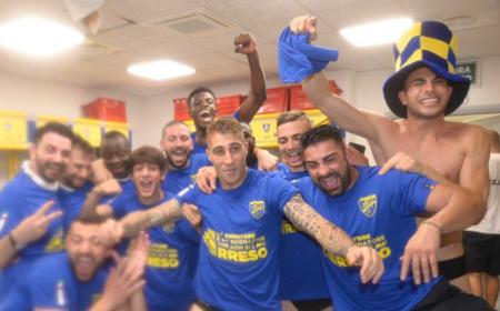 Frosinone festeggiamenti Twitter