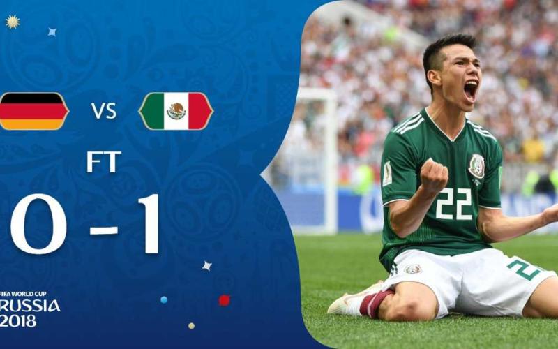 Germania-Messico 0-1 Lozano Fifa Twitter