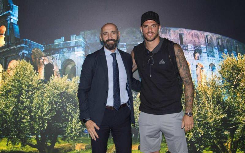 Monchi e Santon Roma Twitter