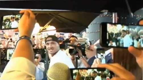Nainggolan arrivo Milano Sportitalia screenshot