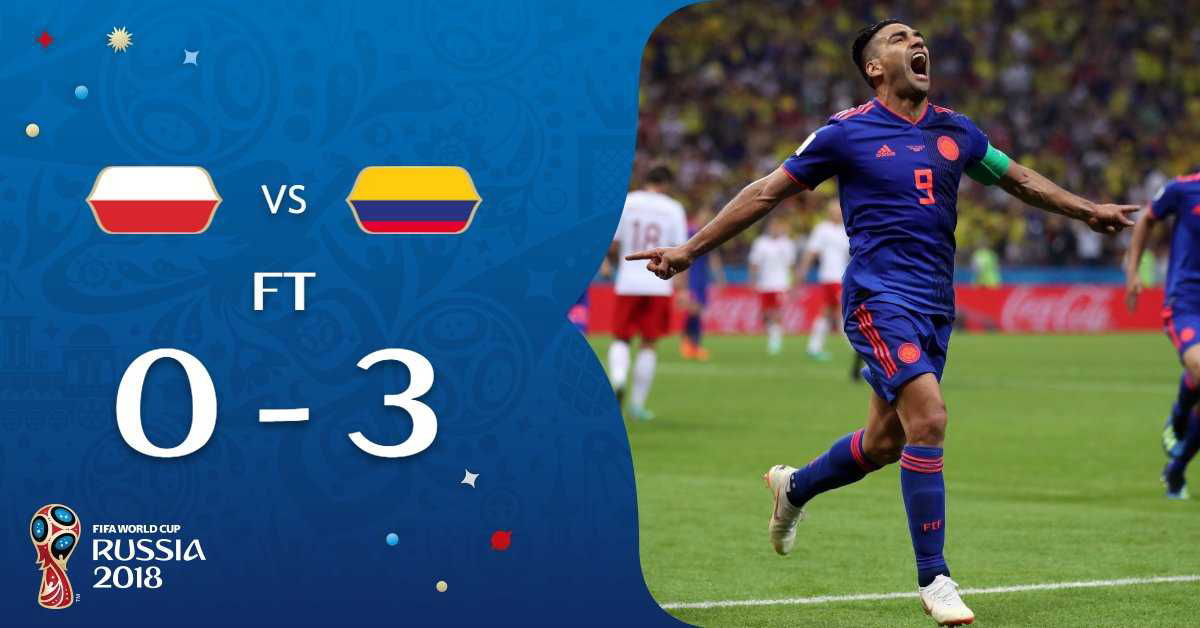 Mondiali: Mina, Falcao, Cuadrado e la Colombia rialza la testa. Polonia eliminata article-post
