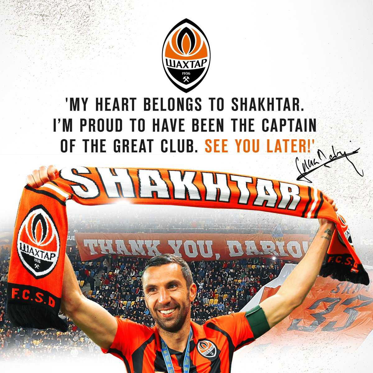 Lo Shakhtar omaggia Srna: ritirata la maglia numero 33 article-post