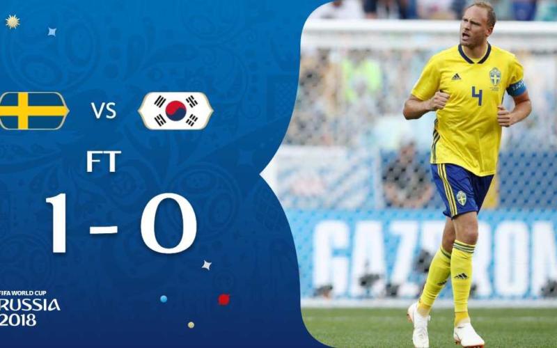 Svezia-Corea 1-0 Granqvist Fifa Twitter