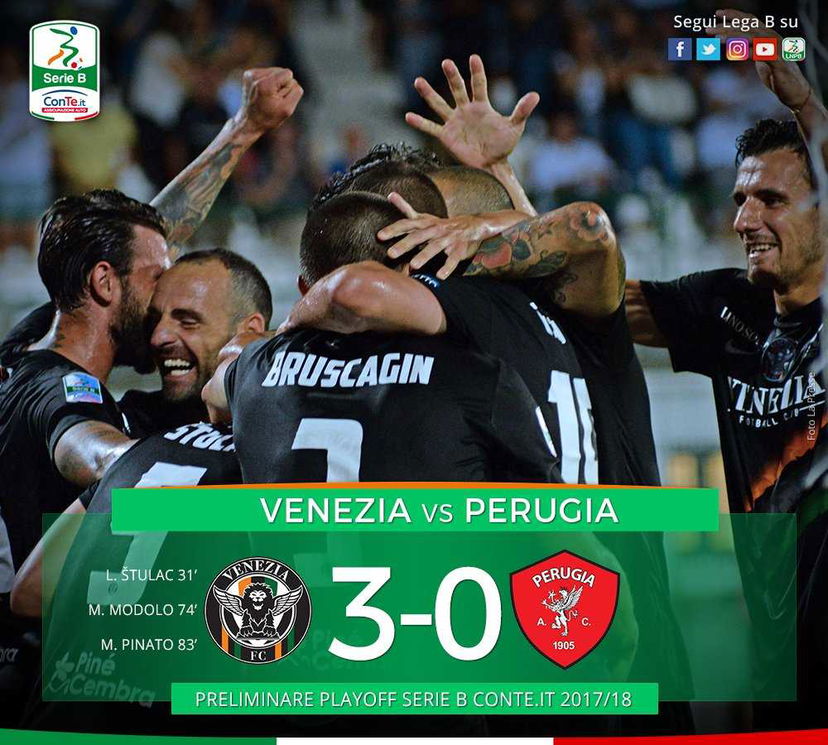 Playoff Serie B: il Venezia di Inzaghi in semifinale, 3-0 al Perugia di Nesta preview