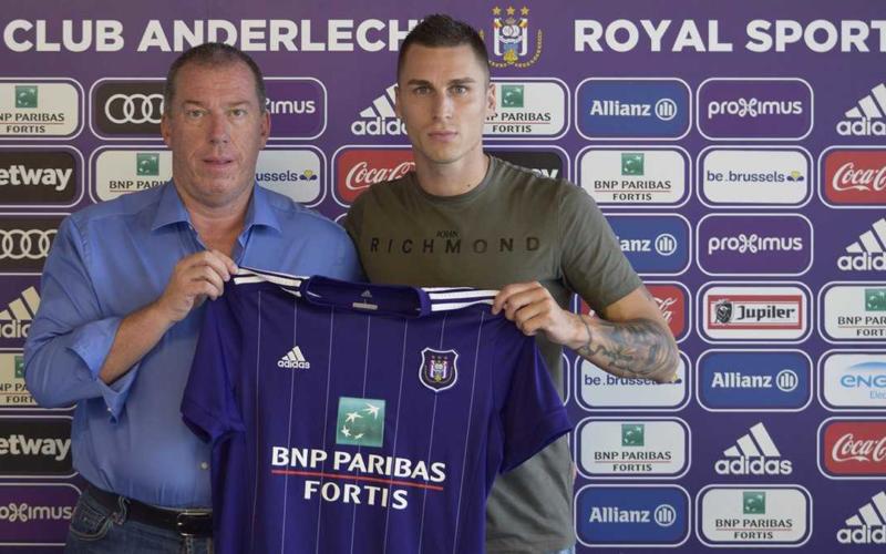 Vranjes anuncio Anderlecht Twitter