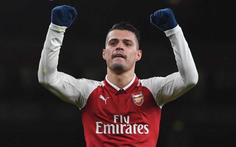 Xhaka Twitter uff Arsenal