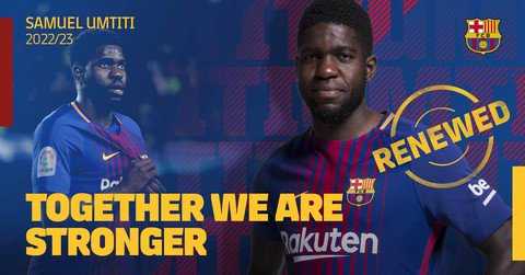 Barcellona, il difensore Umtiti ha rinnovato fino al 2023: ecco l’annuncio del club blaugrana preview