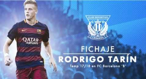 Ufficiale, Deportivo Leganes: acquistato il difensore Tarìn dal Barcellona preview