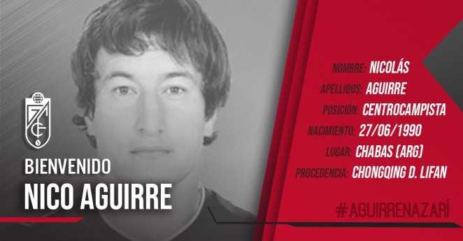 Ufficiale: Granada, preso il centrocampista Aguirre preview