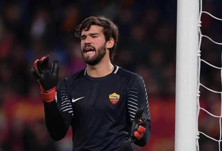 Alisson Twitter uff Roma