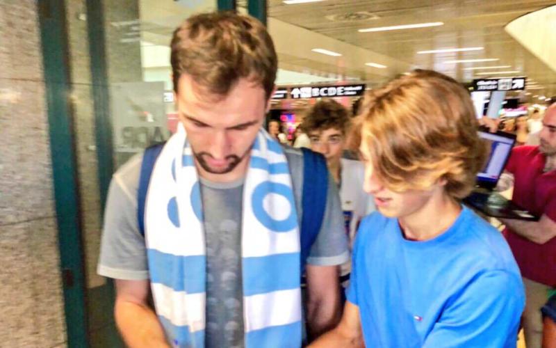 Badelj arrivo Roma Lazio Twitter