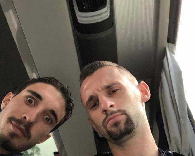 Brozovic e Vrsaljko Foto Facebook Brozovic