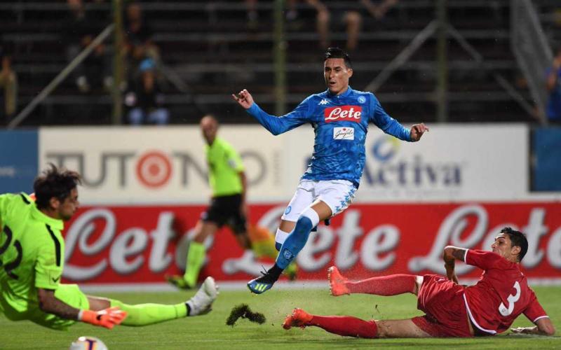 Callejon vs Carpi amichevole Napoli Twitter