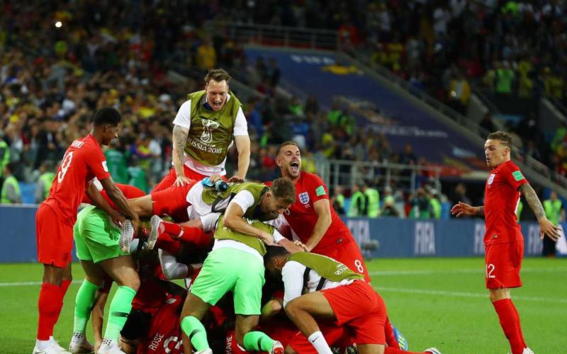 Inghilterra vs Colombia Fifa Twitter