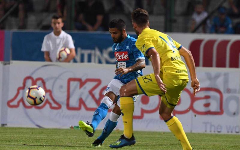 Insigne vs Chievo 18-19 Napoli Twitter