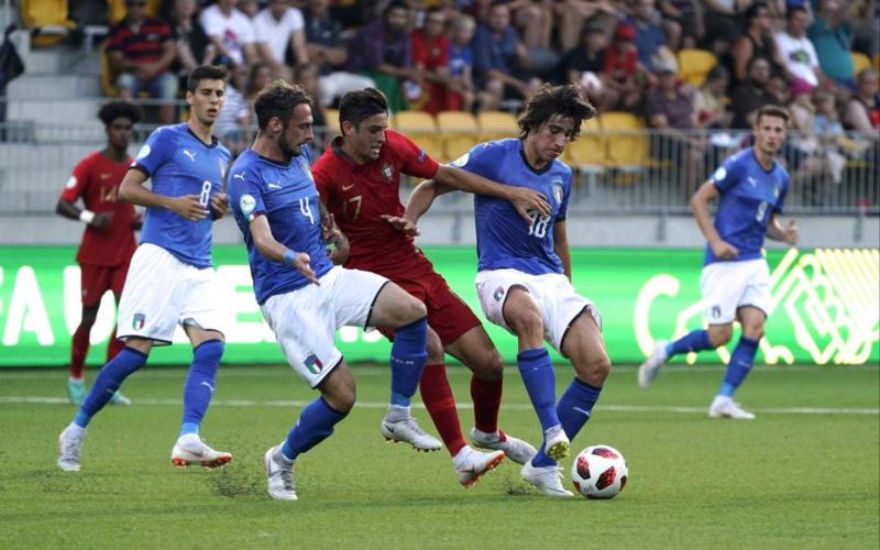 Italia Portogallo Finale Europeo Under 19 Foto vivoazzurro