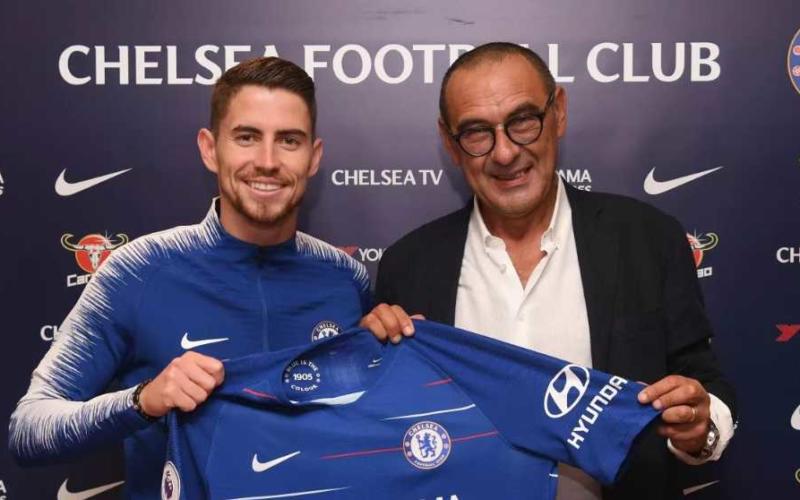 Jorginho e Sarri Chelsea sito ufficiale