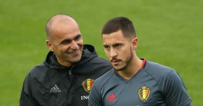 Martinez e Hazard Belgio Foto Football365
