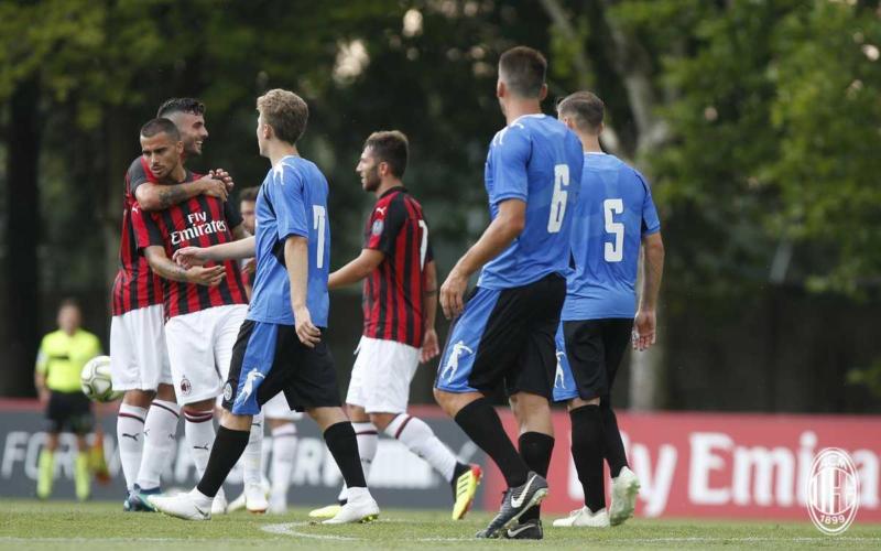 Milan Novara amichevole Milan Twitter