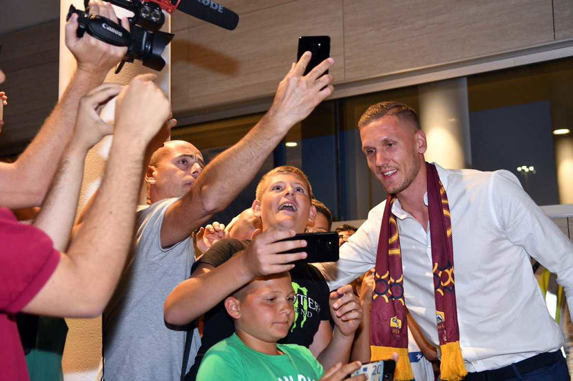 Roma, le prime immagini di Olsen nella Capitale preview