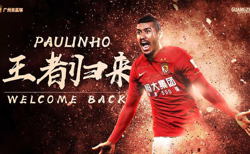 Paulinho ritorno Guangzhou sito ufficiale