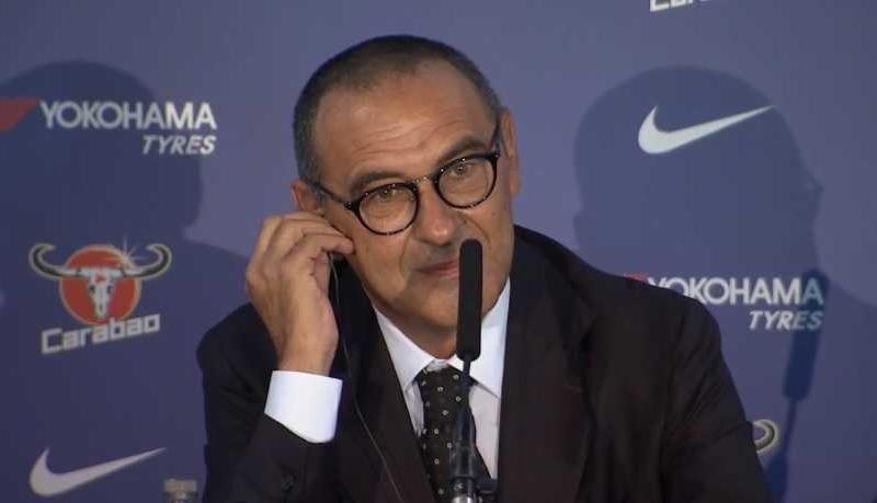 Sarri conferenza presentazione Chelsea Twitter