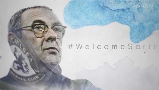 Sarri video annuncio Chelsea Twitter
