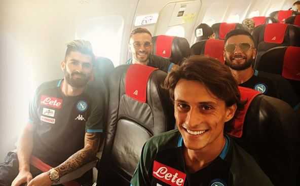 Napoli in viaggio verso il ritiro di Dimaro. Le foto preview