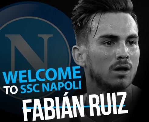 Ora è anche ufficiale: Fabian Ruiz è un nuovo giocatore del Napoli preview