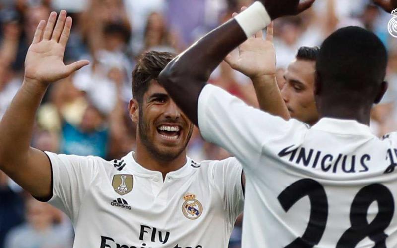 Asensio e Vinicius Real Twitter