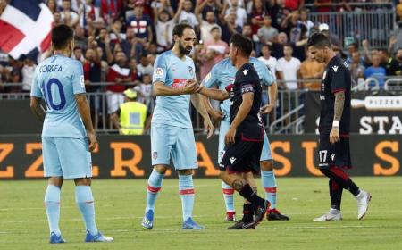 Cossu vs Atletico Madrid Cagliari Twitter