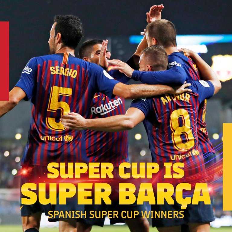 Supercoppa spagnola, trionfa il Barça: Piqué e Dembelé stendono il Siviglia preview