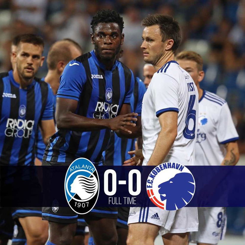 Europa League: reti bianche nell’andata del preliminare tra Atalanta e Copenaghen preview