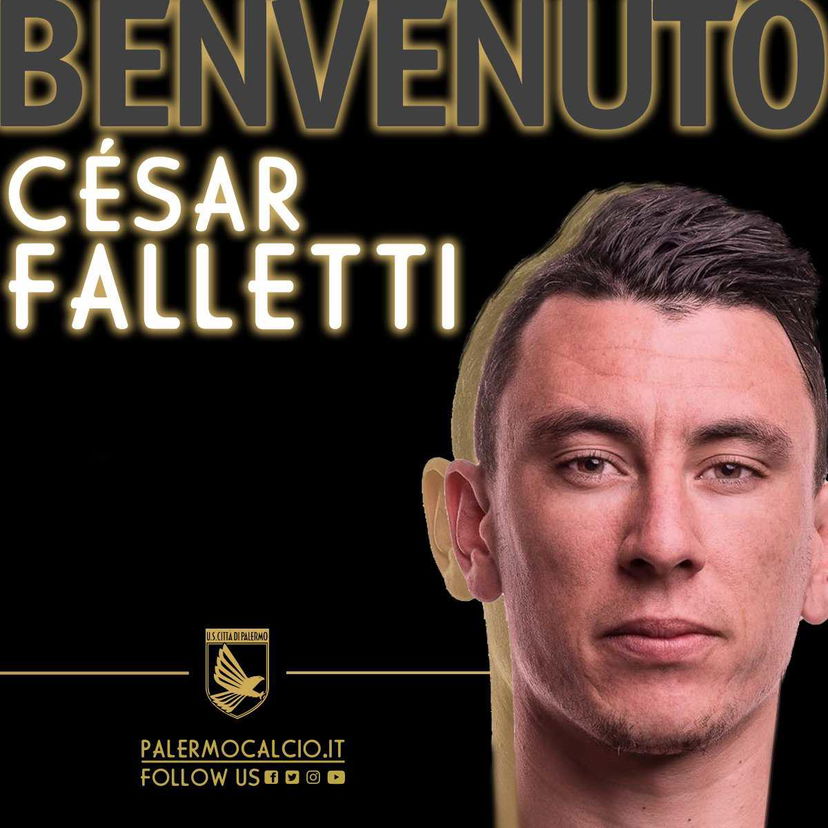 Falletti al Palermo: ora è anche ufficiale. Il comunicato preview