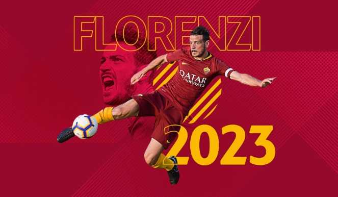 Florenzi rinnovo 2023 Roma Twitter