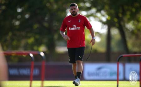 Gattuso training 18-19 Milan Twitter