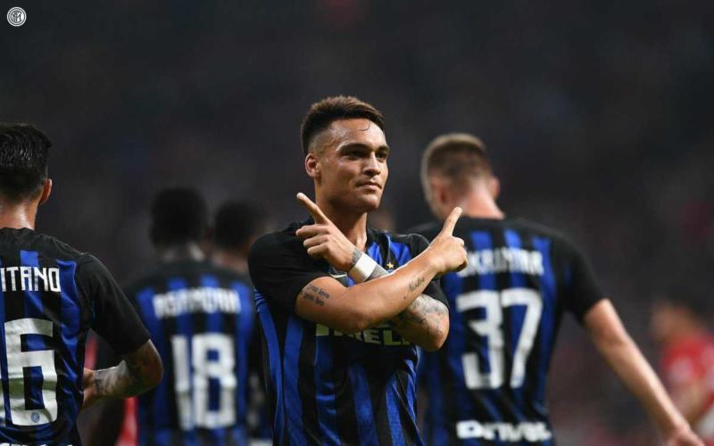 Lautaro Martinez vs Atletico Inter Twitter