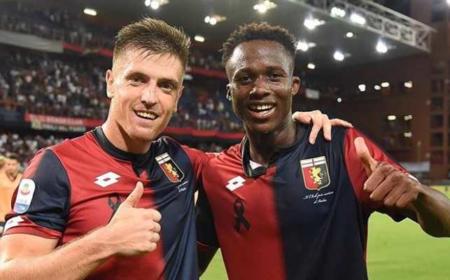 Piatek e Kouamé Genoa Instagram