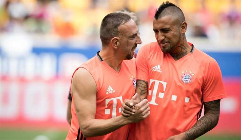 Ribery e Vidal Bayern Monaco Foto ADN Radio