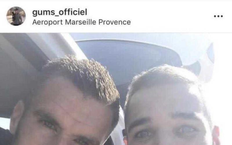 Strootman e tifoso Marsiglia Foto Shavinz Twitter