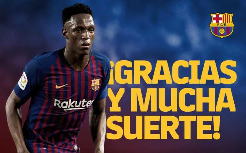 Yerry Mina annuncio cessione Barcellona