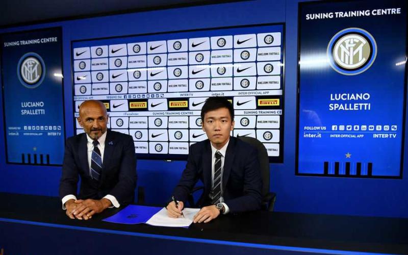 Zhang Steven e Spalletti Inter Twitter