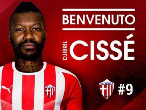 Colpo Vicenza, preso l’attaccante Djibril Cissé: è ufficiale! preview